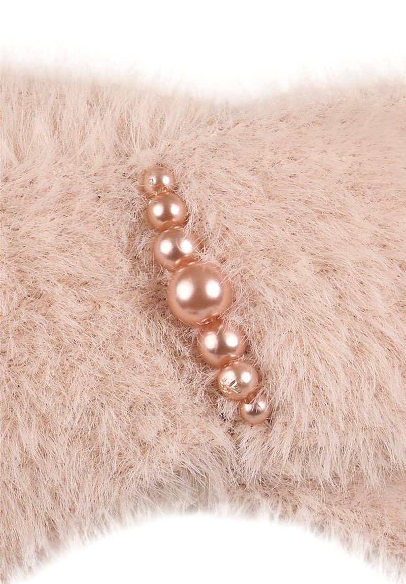 Bis Zu 80% Rabatt Stirnband mit Perlen - Beige online bestellen